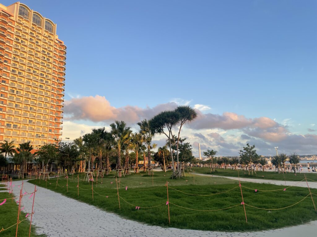 北谷のサンセットビーチ